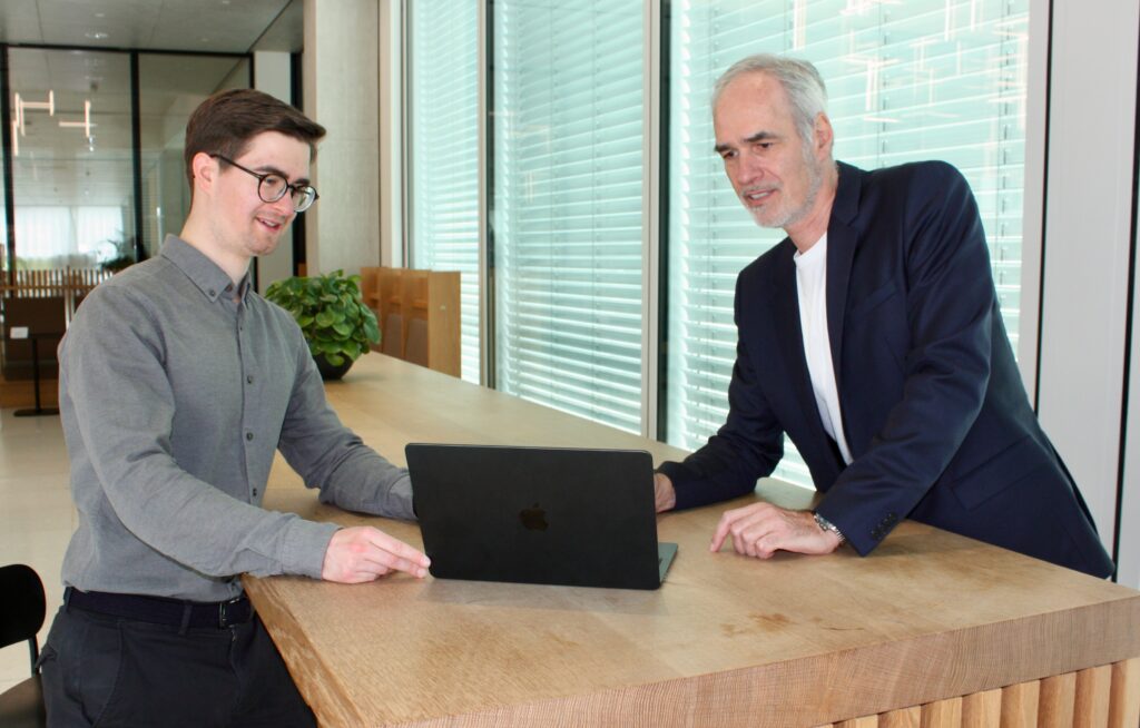Michael Rathgeb und Luca Fedele im Gespräch